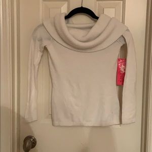 Lily Pulitzer White Off The Shoulder Top